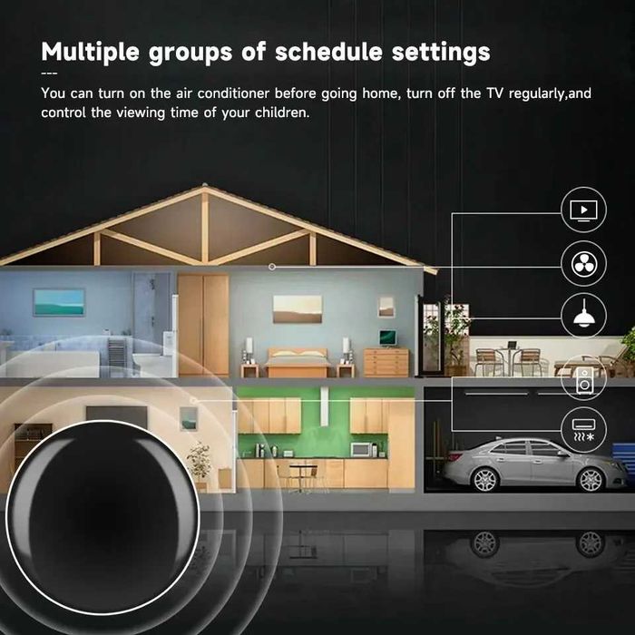 Универсално Wifi IR смарт дистанционно управление за телевизор климатик Tuya, Smart life