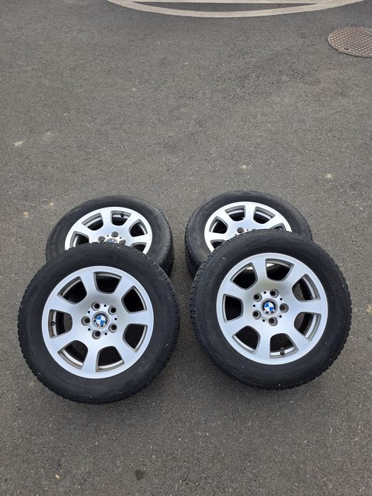 Jante BMW  R16 + anvelope iarna NOKIAN  5X120