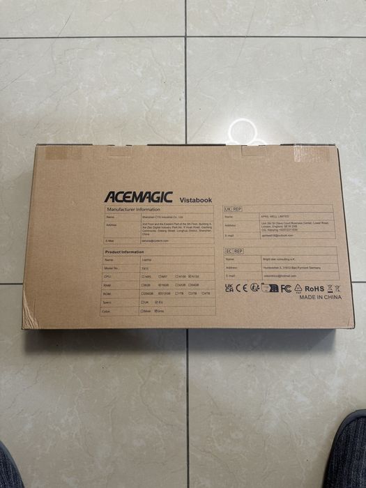 Laptop Gaming ACEMAGIC16.1 - Ryzen 7 5825u, 16 GB DDR4, 512M.2nvmE