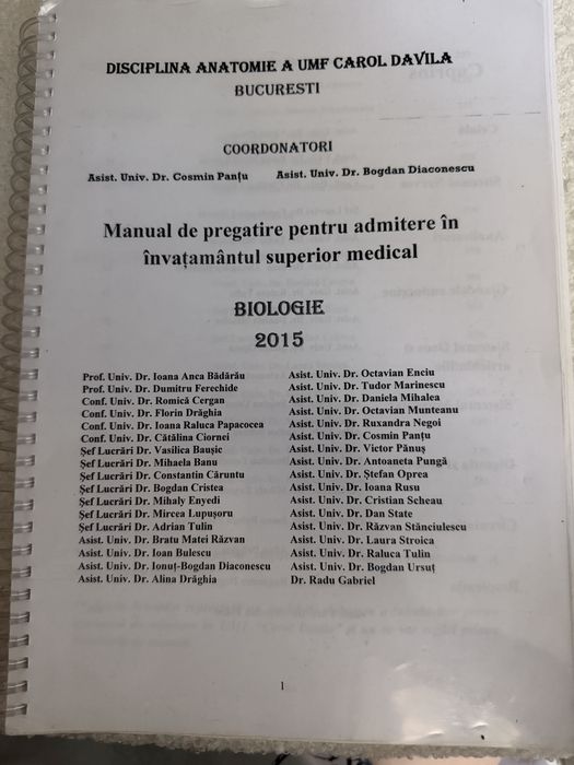 vand culegeri grile admitere medicina