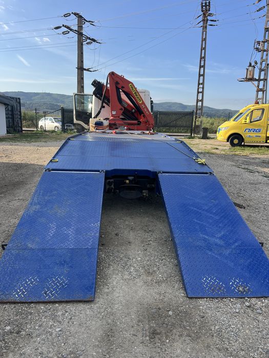 Vând Scania P230 cu Macara Palfinger PK 14080 și Platformă Specializată