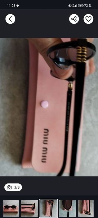 Женские солнезащитные очки.MIU MIU