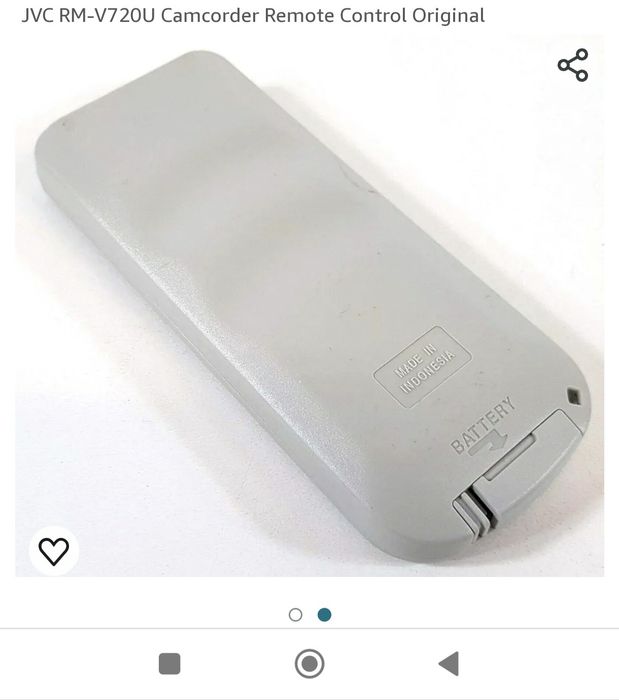 Telecomanda camera video JVC