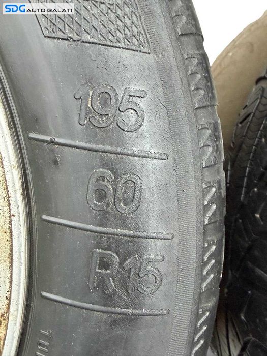 Set 4 Jante Janta Roata Roti Aluminiu 195 60 15 R15 Ford Puma 1997 - 2002 (6Jx15H2 ET 52,5 98AB-DA) [JNT0009]