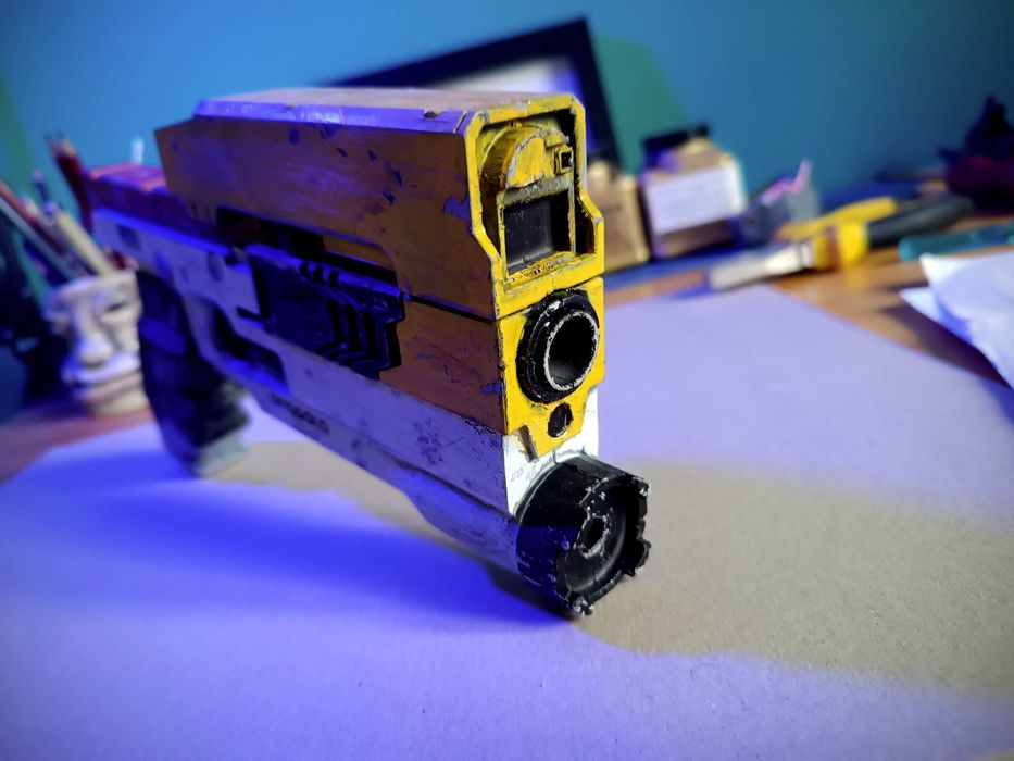 Cyberpunk 2077 Skippy Cosplay Косплей пистолет - реквизит