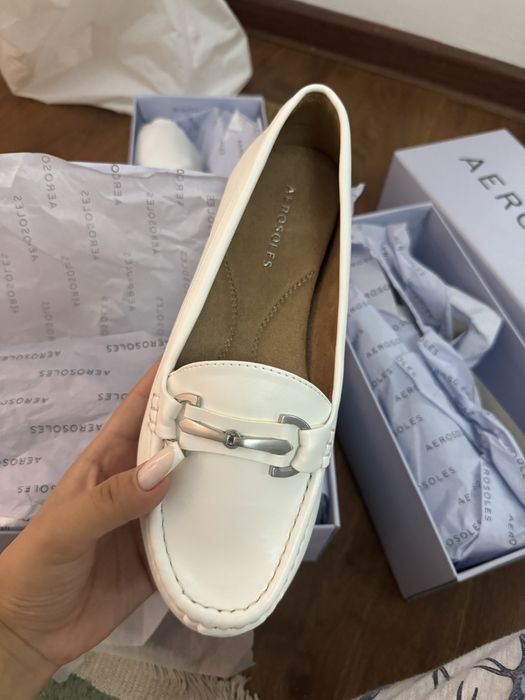 Балетки 39 размер белые