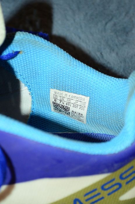 Ghete de fotbal albastre Adidas