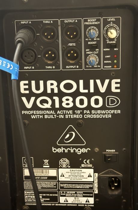Boxe behringer active