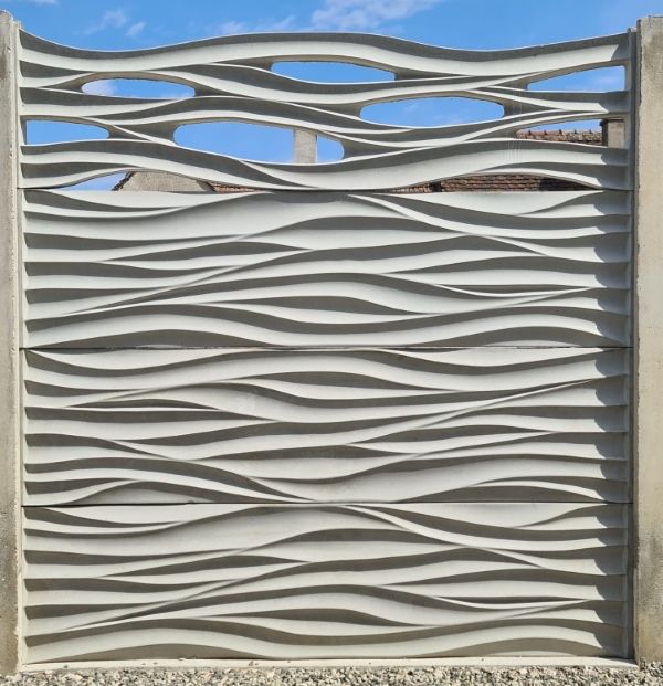 Gard Placi Beton BUZAU  calitate +++ livrare gratuita