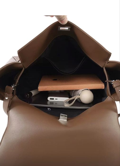 Сумка коданная коричневая