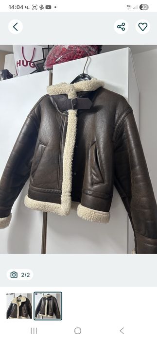 Късо яке с каракул на Зара черно, късо с каракул кафяво и пролетни яке