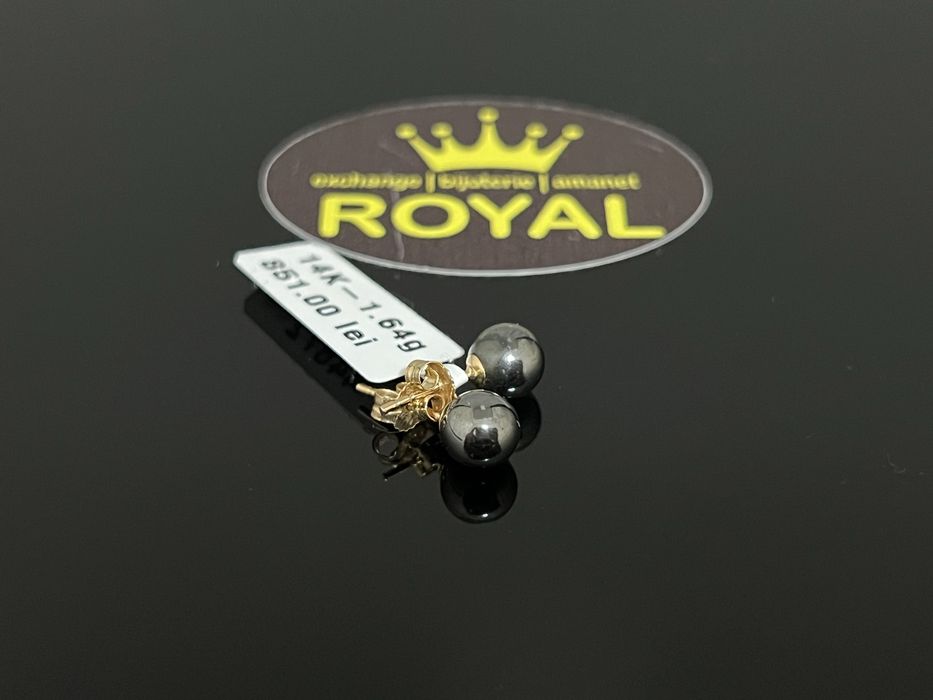 Bijuteria Royal CB : Cercei dama aur 14K 585 1,64 grame