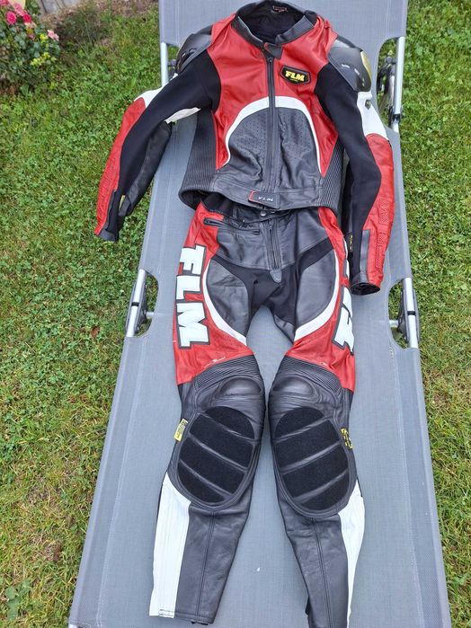 50 M 48 S FLM piele cangur costum moto piele din două piese