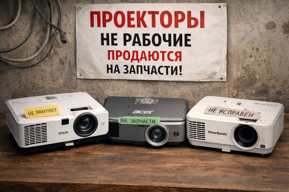 Продается Не рабочие б/у Проекторы