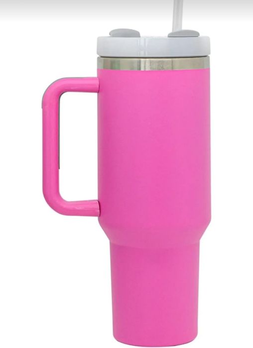 Cana Termos 1.2L cu Mâner și Pai - Păstrează Băuturile Reci sau Calde