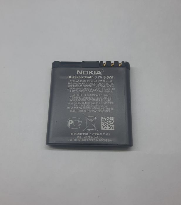 Аккумулятор, батарейка BL-6Q Nokia