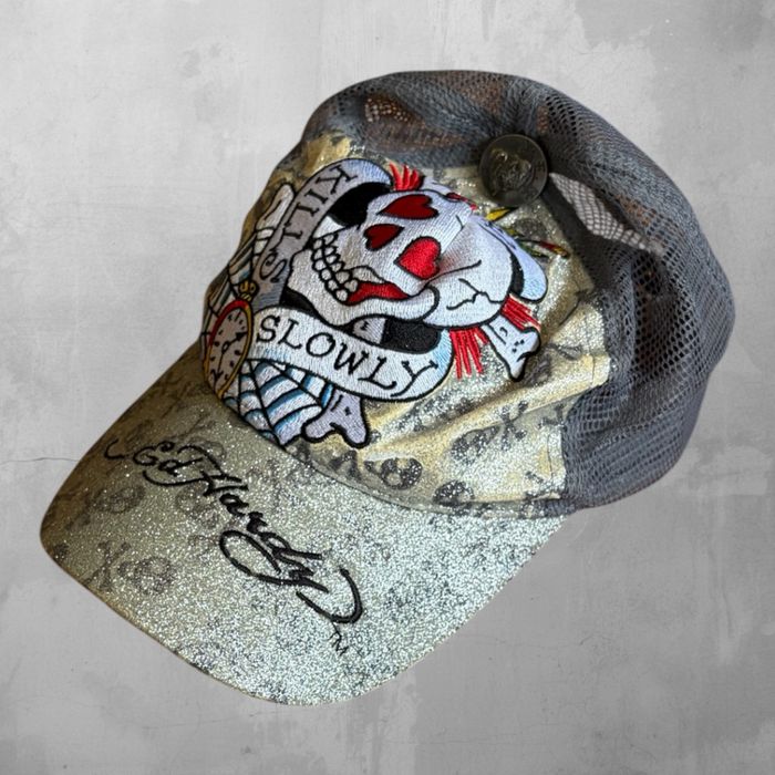 Ed hardy Y2K шапка