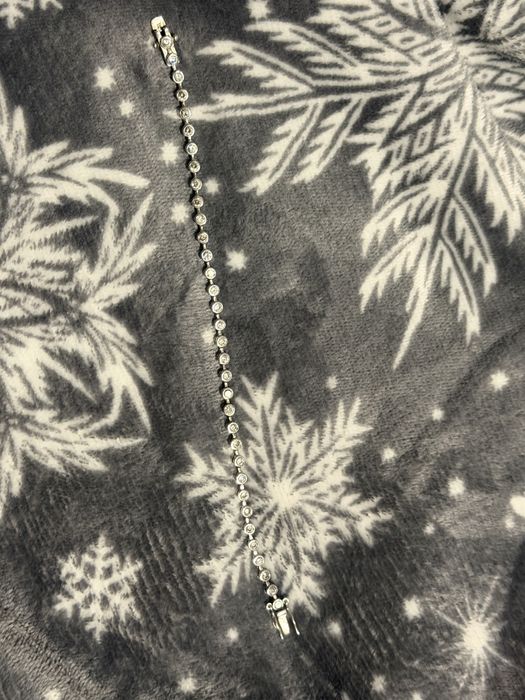 Сребърна тенис гривна