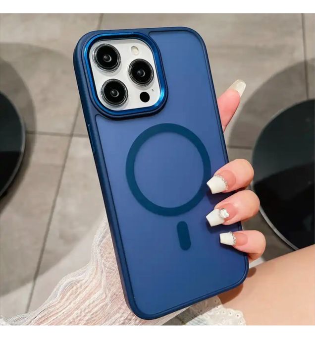 Iphone 13/14/15/16 PRO MAX PLUS Husa Magsafe Strog Gase Spate Semi Cla
