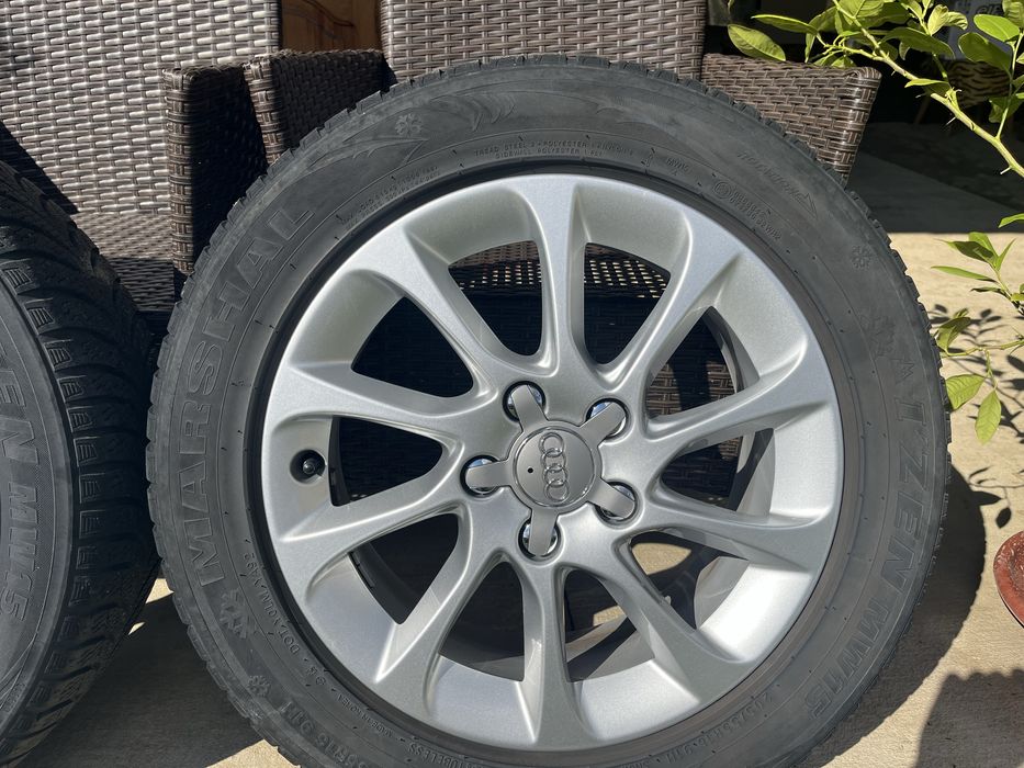 Оригинални джанти 16 5x112 с гуми 205 /55/16 от ауди а3 2018 година