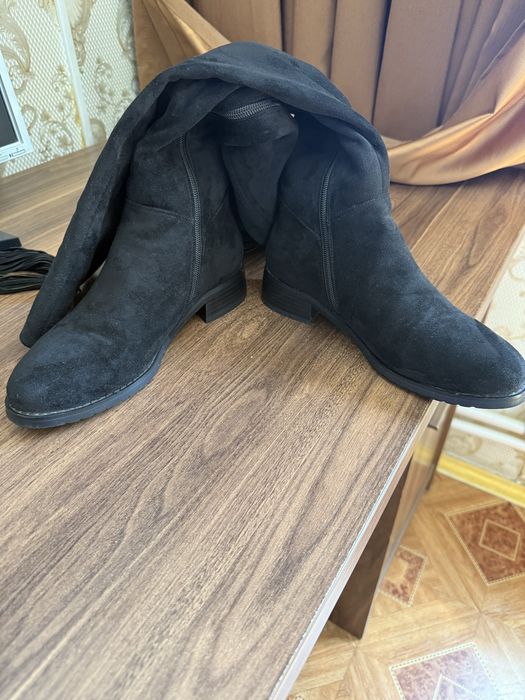 Ботфорты женские замша