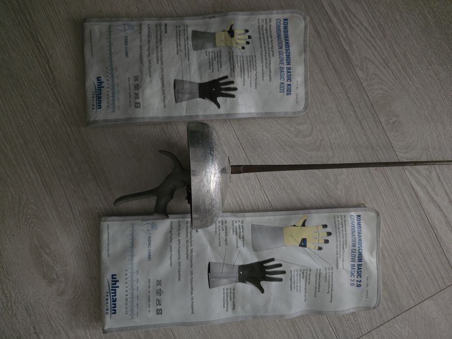 Spada scrimă +mănuși