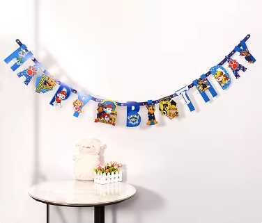 Пес Патрул Честит Рожден Ден,банер Happy Birthday,украса Paw Patrol