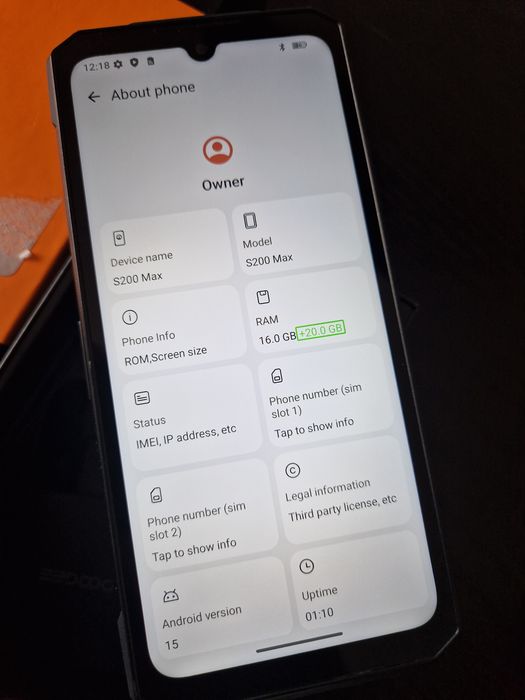 Doogee S200 Max - 512GB - 32 GB Ram