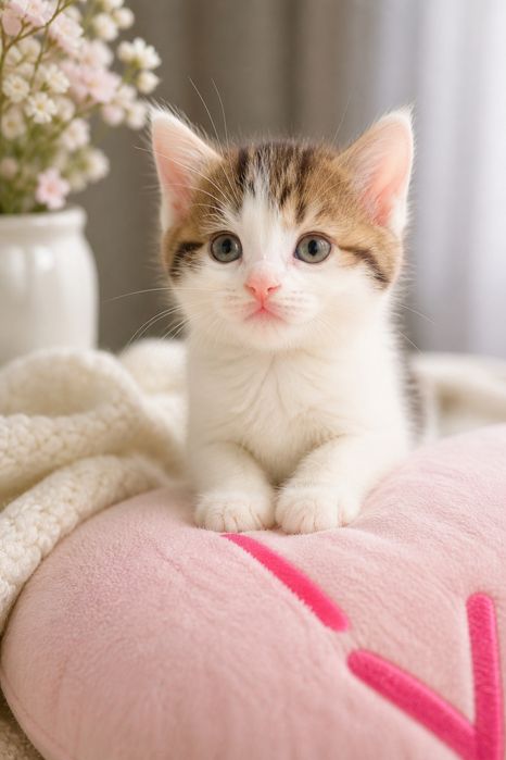 Две девочки котятки