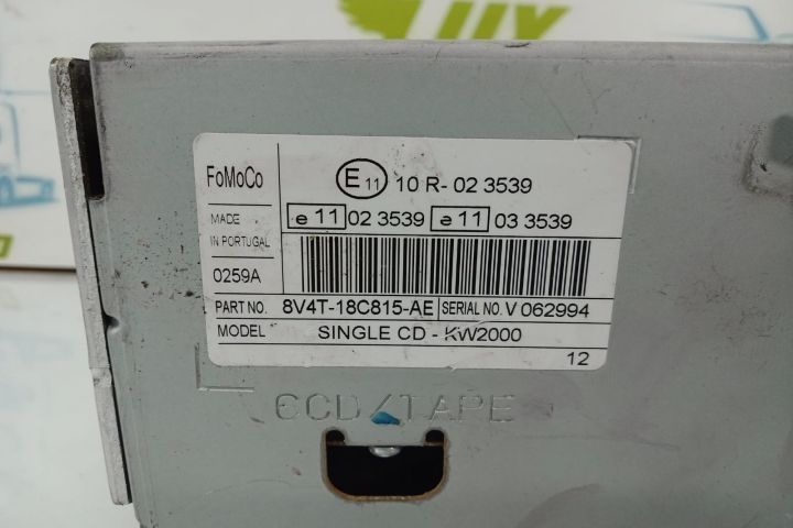 Radio CD 8v4t18c815ae Ford Kuga 1  [din 2008 pana  2013] seria