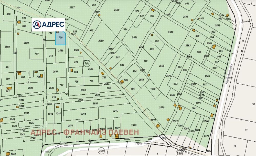 Парцел в Плевен-м-т Стражата площ 600 цена 8000
