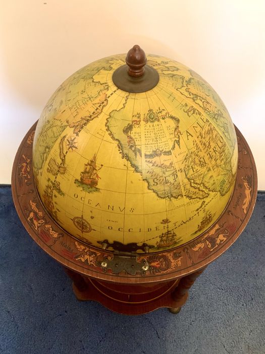 Винтидж бар-глобус / мини бар за алкохол – 100 см