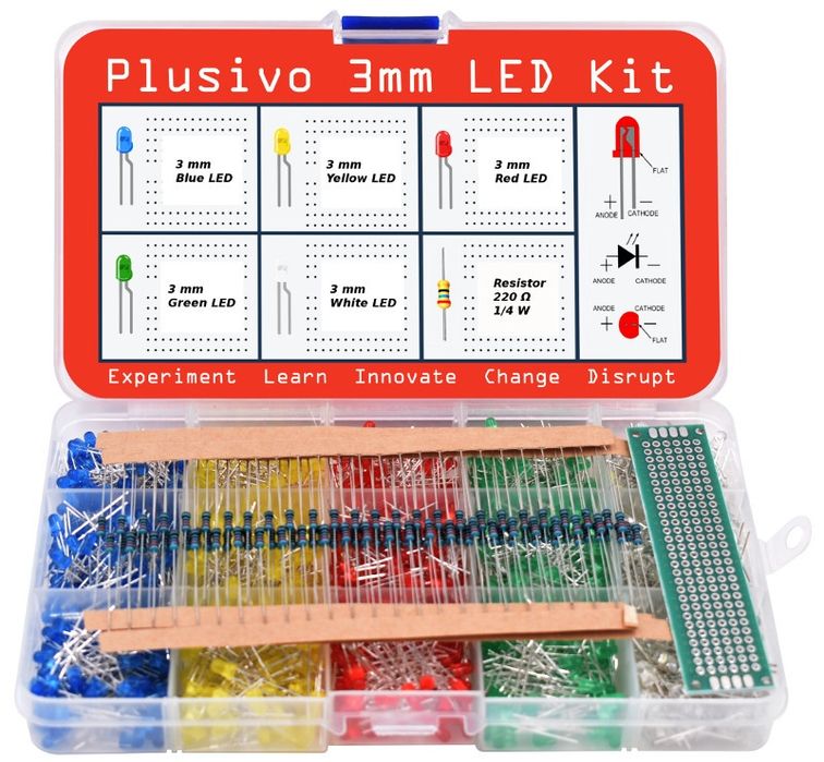 Set LED-uri 1000 bucati sigilata