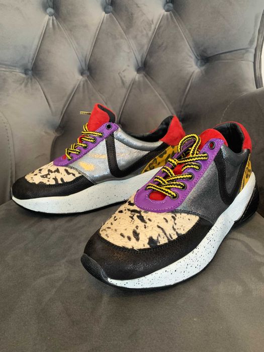 Маратонки естествена кожа