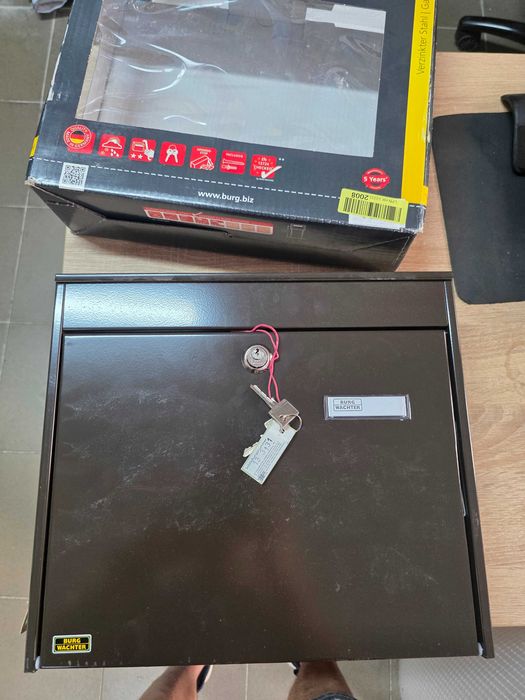 Cutie postala pentru gard din otel galvanizat Burg-Wächter Potsdam 878 BR