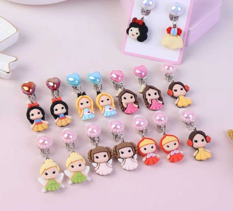 Клипсы детские и молодым девушкам