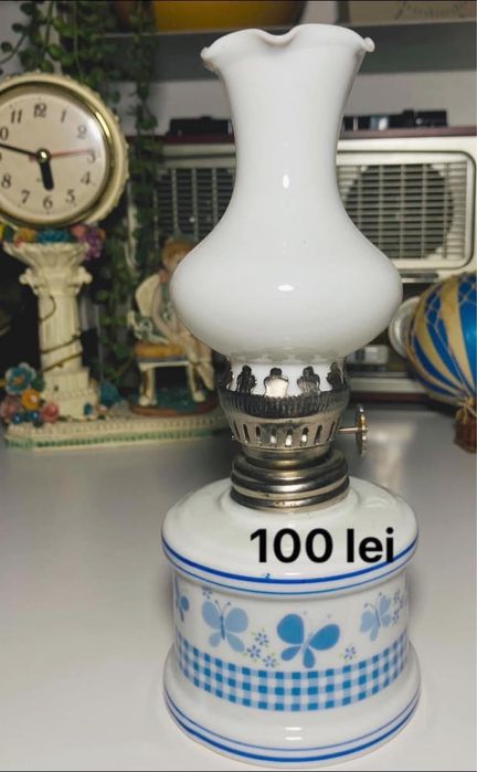 Lampa vintage pisici egiptene,decor lemn