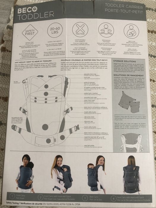 SSC Ergonomic -BECO Toddler-Nimbus 9-27kg