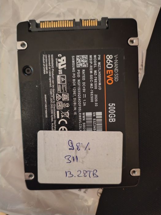 SSD Samsung 860 EVO 500GB