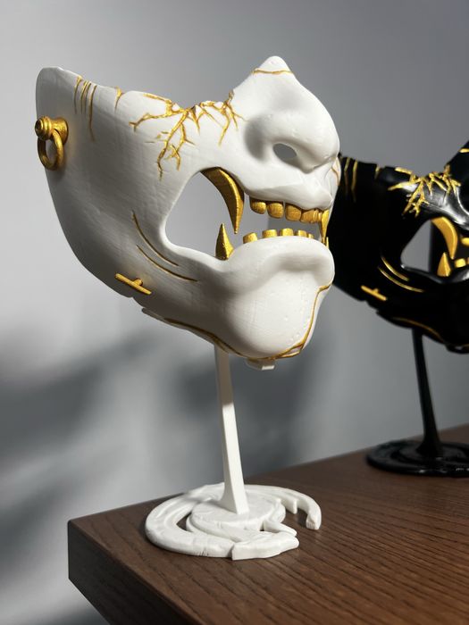 Ghost Of Yotei Set 2 Măști / Ghost of Tsushima + Suporturi