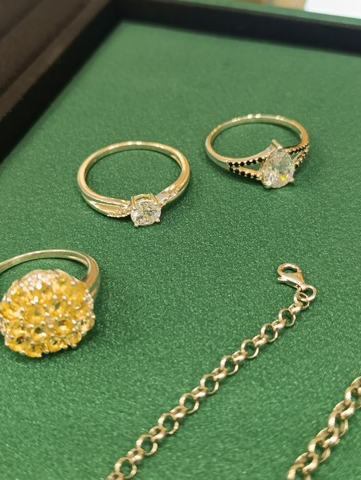 Серебряные кольца и браслеты, проба 925, вес разные, размер разные,