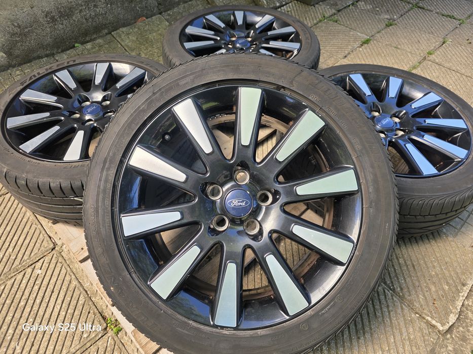 Лети джанти 17ки 5х108 Ford + летни гуми 225/45/17