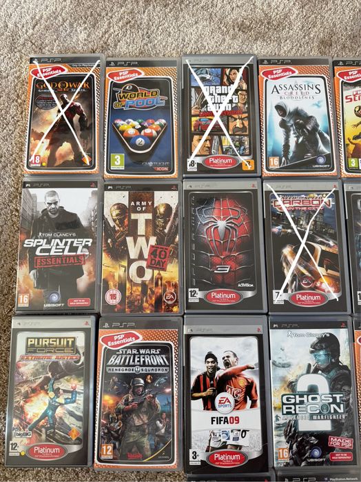 PSP игри - 20 лева всяка