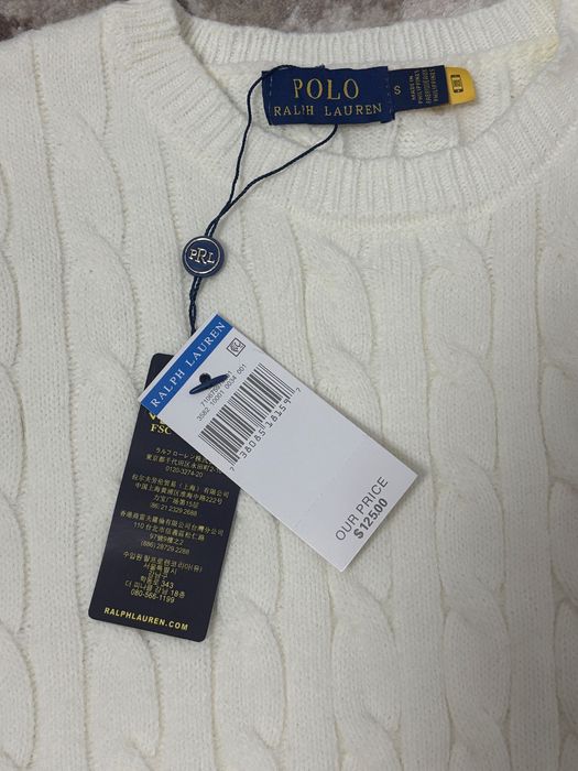 Sweater Polo Ralph Lauren alb