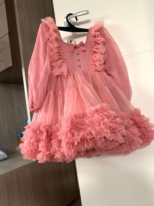 Superba rochie fetița noua m100/110
