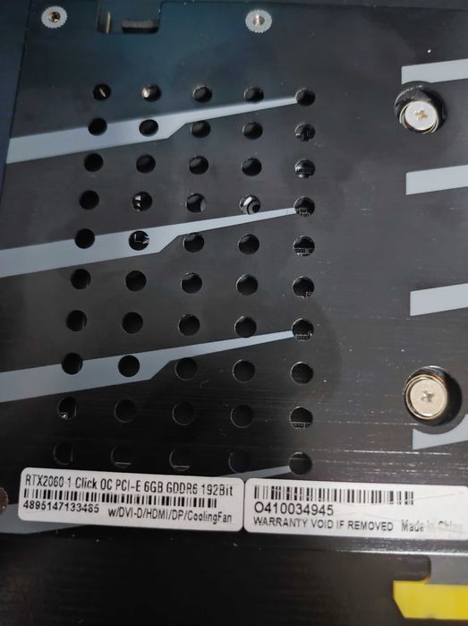 KFA2 GeForce RTX 2060
6GB GDDR6