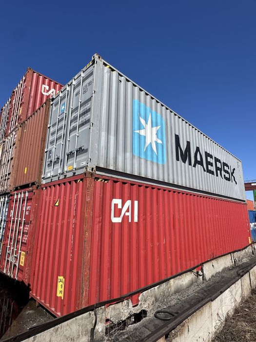 КОНТЕЙНЕРА 40 футовые МОРСКИЕ 2,9 высотой в Большом Количестве АСТАНЕ.