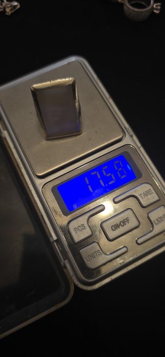 Inel argint masiv sidef