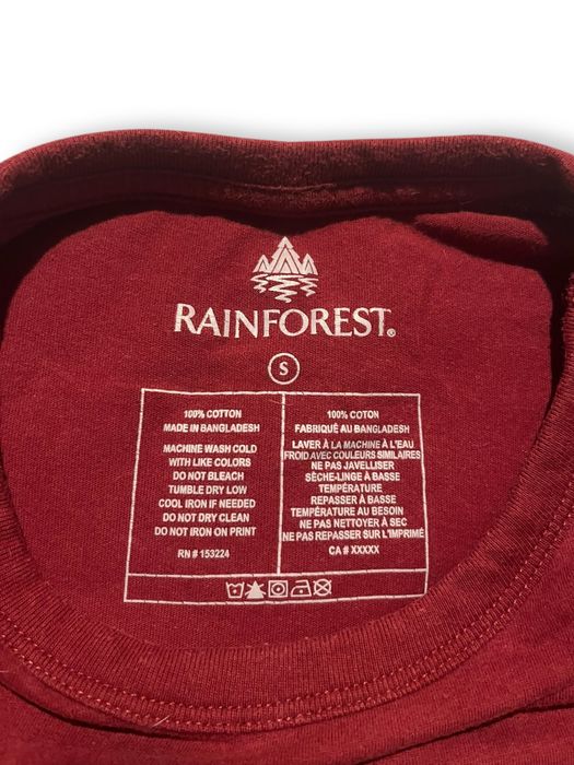 Tricou Rosu Rainforest
