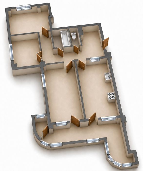 3-комн. квартира, 80 м², Сергелийский район